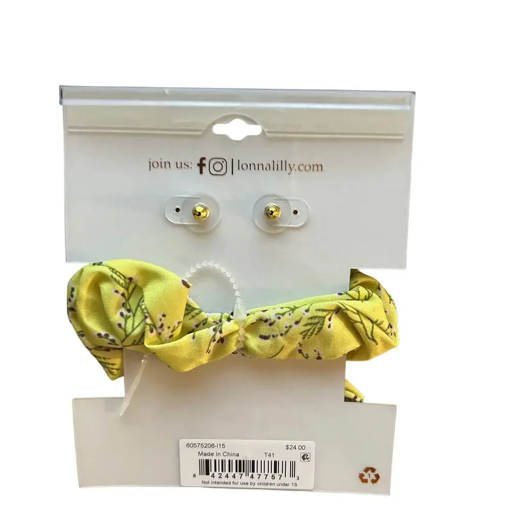 lonna & lilly Scrunchie and Earring Set New - Picture 3 of 3